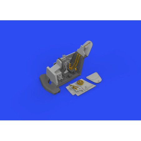 S-199 cockpit bubble canopy PRINT. Escala 1:72. Marca Eduard. Ref: 672289.