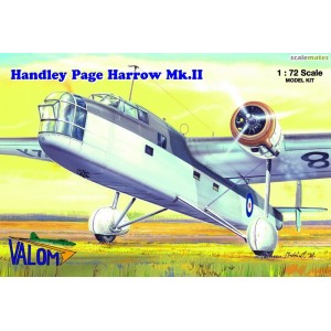 Handley Page Harrow Mk.II. Escala 1:72. Marca Valom. Ref: 72118.