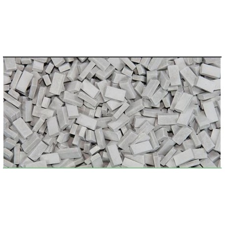 Ladrillos Gris oscuro. ALEMANIA ENTRE 1850 Y 1950. 500 unidades. Escala 1:32 y 1:35. Marca Juweela. Ref: 23013.