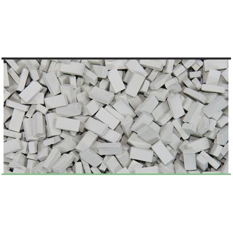 Ladrillos Gris claro. ALEMANIA ENTRE 1850 Y 1950. 500 unidades. Escala 1:32 y 1:35. Marca Juweela. Ref: 23008.