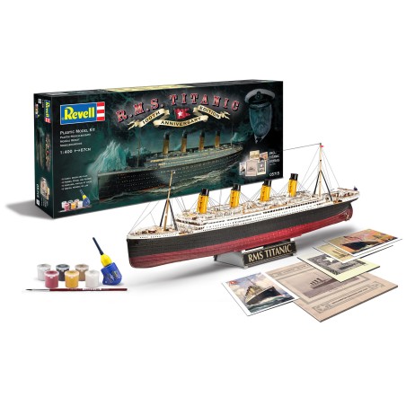 Gift-Set 100 Years R.M.S. TITANIC. Escala: 1:400. Marca: Revell. Ref: 05715.