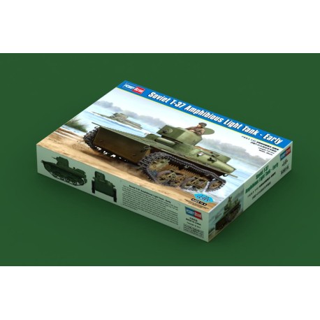 Soviet T-37 Amphibious Light Tank - Early. Escala 1:35. Marca Hobby Boss. Ref: 83818.