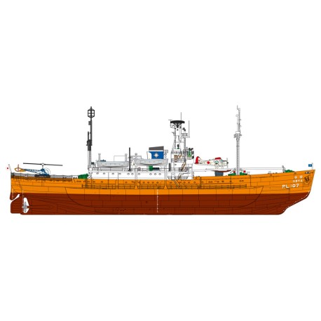 Antarctica Observation Ship SOYA "Antarctica Observation 2nd Corps Super Detail". Escala 1:350. Marca Hasegawa. Ref: 40107.