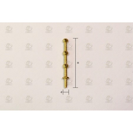 Candelero 12mm, 3gujeros. 10uds. Marca Amati. Ref: 4952.