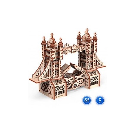 Puente de Londres "S" 226 pz, madera contrachapada. Marca Mr.playwood. Ref: 10402.