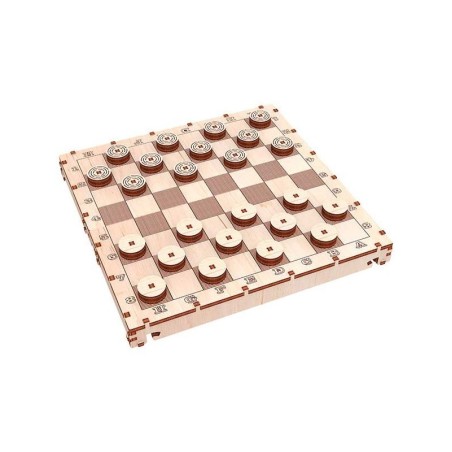 Damas 105 pz, madera contrachapada. Marca Mr.playwood. Ref: 10902.