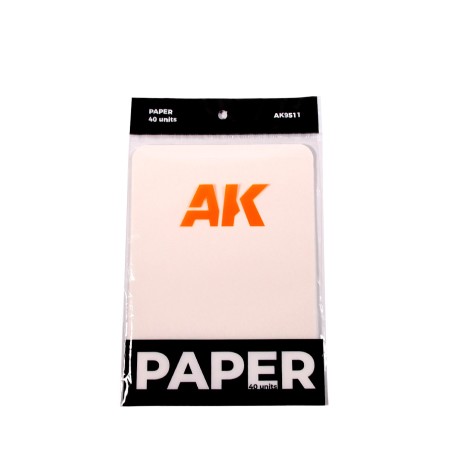 RECAMBIOS DE PAPEL para PALETA HUMEDA. 40ud. Marca Ak-Interactive. Ref: Ak9511.