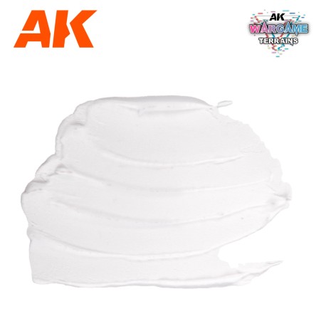 Nieve. Bote de 100 ml. Marca AK Interactive. Ref: AK1227.