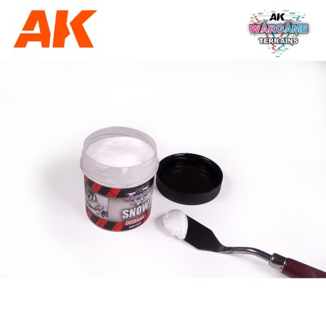 Nieve. Bote de 100 ml. Marca AK Interactive. Ref: AK1227.