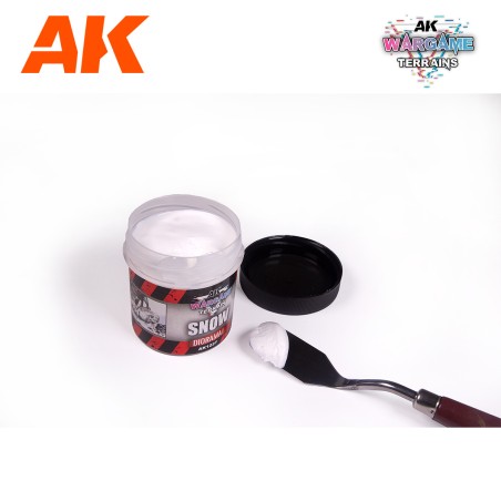 Nieve. Bote de 100 ml. Marca AK Interactive. Ref: AK1227.