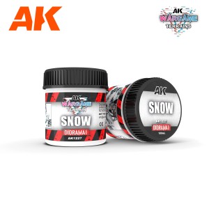 Nieve. Bote de 100 ml. Marca AK Interactive. Ref: AK1227.