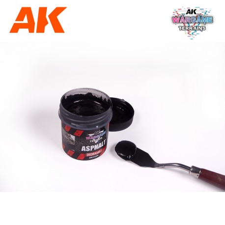 ASFALTO. Bote de 100 ml. Marca AK Interactive. Ref: AK1228.