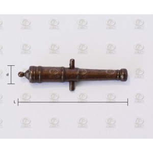 Tubo de Cañón, 18 mm. 10 Unids. Marca Amati. Ref: 4164/18, 416418. 2