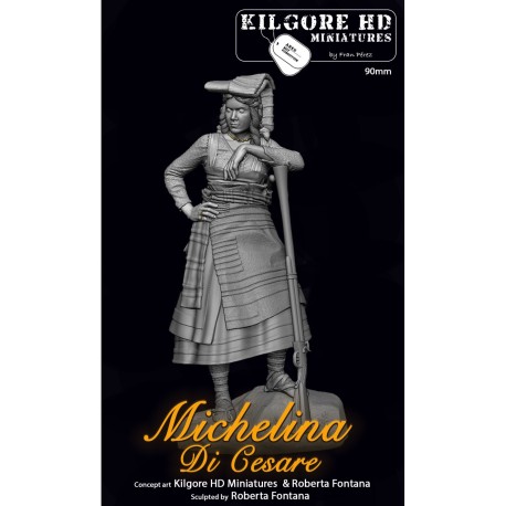 Michelina di Cesare, 90mm. Marca Kilgore HD Miniature. Ref: Michelina.