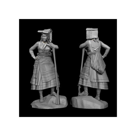 Michelina di Cesare, 90mm. Marca Kilgore HD Miniature. Ref: Michelina.