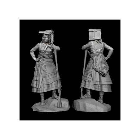 Michelina di Cesare, 90mm. Marca Kilgore HD Miniature. Ref: Michelina.