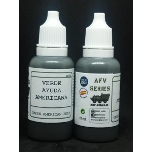 Acrilico Verde Ayuda Americana. Bote 17 ml. Marca BMR MODELS. Ref: VAUS. 2