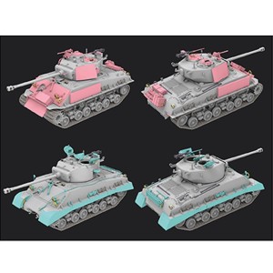 M4A3 76W HVSS Early Type "THUNDERBOLT VII". Escala 1:35. Marca RFM Model. Ref: 5092. 2