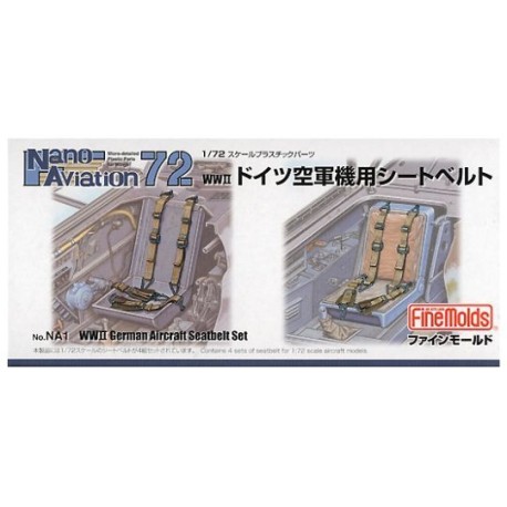 German Aircraft SeatBelt Set. Escala 1:72. Marca Finemolds. Ref: NA1.
