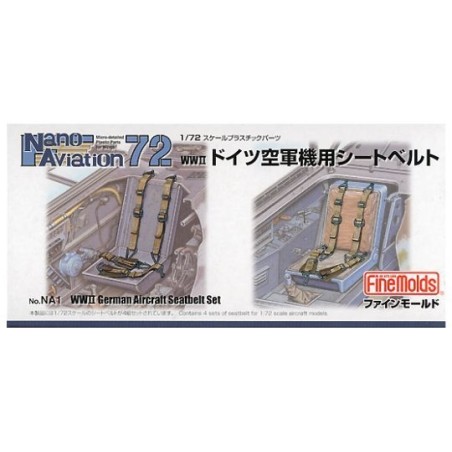 German Aircraft SeatBelt Set. Escala 1:72. Marca Finemolds. Ref: NA1.