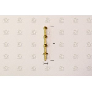 Candelero 12mm, 3gujeros. 10uds. Marca Amati. Ref: 4952. 2
