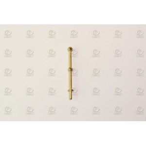 Candelero latón 20 mm, 2 agujeros. 10 unidades. Marca Amati. Ref: 4950/20, 495020. 2