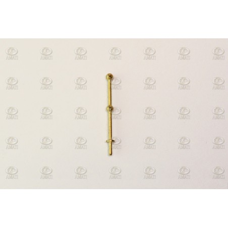 Candelero latón 20 mm, 2 agujeros. 10 unidades. Marca Amati. Ref: 4950/20, 495020.