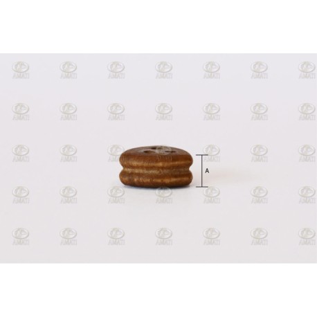 Vigota triángular de nogal 7 mm ( 10 unds. ). Marca Amati. Ref: 406007, 406007.