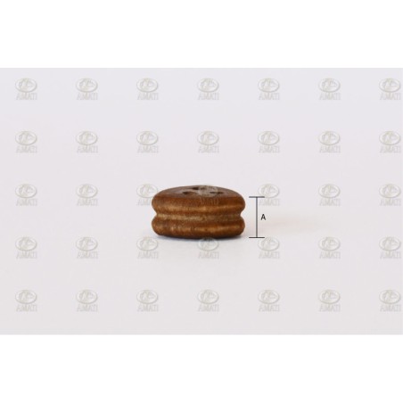 Vigota triángular de nogal 7 mm ( 10 unds. ). Marca Amati. Ref: 406007, 406007.