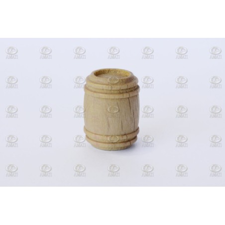 Barriles madera 12mm, 5 unidades. Marca Amati. Ref: 412012, 4120/12.