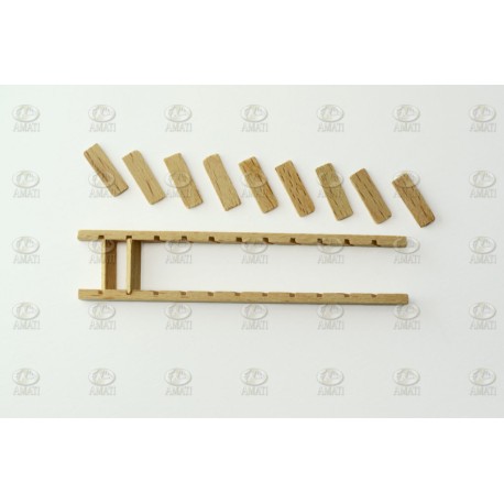 Escalera larga 12mm. 1ud. Marca Amati. Ref: 4320/12, 4232012.