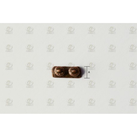 Bita doble tipo D, metalica, 11mm. 2ud. Marca Amati. Ref: 490907, 4909/07