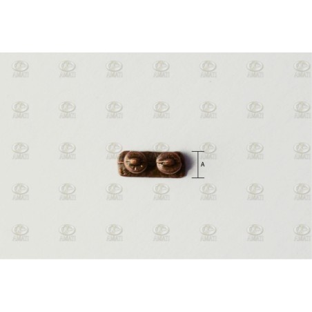 Bita doble tipo D, metalica, 11mm. 2ud. Marca Amati. Ref: 490907, 4909/07