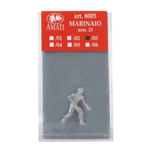 Figura marinero 25 mm. Escala 1:72. Marca Amati. Ref: 800503.