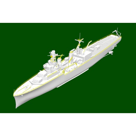 NEW, French Light Cruiser Marseillaise. Escala: 1:350. Marca: Trumpeter. Ref: 05374.