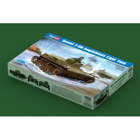 Soviet T-38 Amphibious Light Tank. Escala 1:35. Marca Hobby Boss. Ref: 83865.