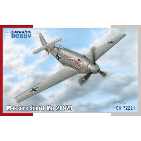 Messerschmitt Me 209V-4. Escala 1:72. Marca Special Hobby. Ref: SH72221.