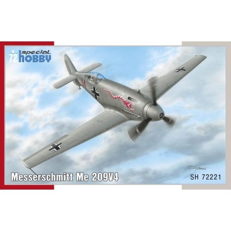 Messerschmitt Me 209V-4. Escala 1:72. Marca Special Hobby. Ref: SH72221.