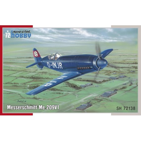 Messerschmitt Me 209V-1/V-4. Escala 1:72. Marca Special Hobby. Ref: SH72138.