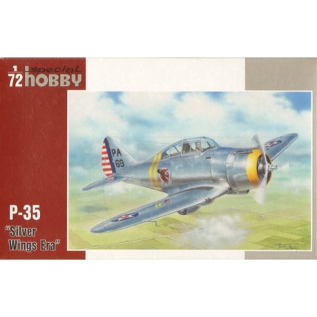 P-35 Silver Wings Era. Escala 1:72. Marca Special Hobby. Ref: SH72260.