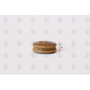Vigota de nogal 4 mm ( 20 unds. ). Marca Amati. Ref: 405004, 4050/04. 2