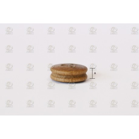 Vigota de nogal 4 mm ( 20 unds. ). Marca Amati. Ref: 405004, 4050/04.