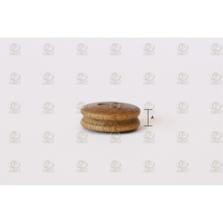 Vigota de nogal 4 mm ( 20 unds. ). Marca Amati. Ref: 405004, 4050/04.