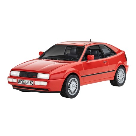 Coche 35 years of VW Corrado. Inc. pinturas y adhesivo. Escala 1:24. Marca Revell. Ref: 05666.