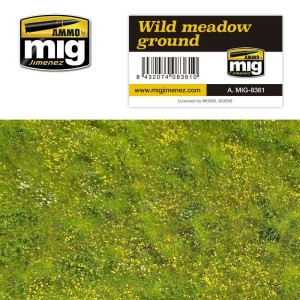 Terreno de Pradera Salvaje. Dimensiones 230 x 130 mm. Marca Ammo of Mig Jimenez. Ref: AMIG8361.