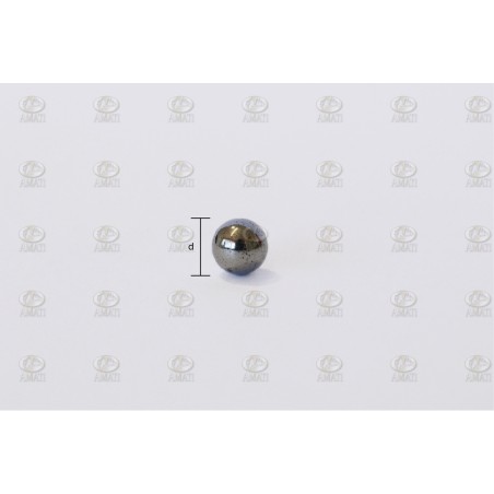 Bolas de cañón metal D2, 2 mm. Marca Amati. Ref: 4195/20, 419520.