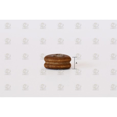 Vigota triángular de nogal 5 mm ( 10 unds. ). Marca Amati. Ref: 406005, 406005.