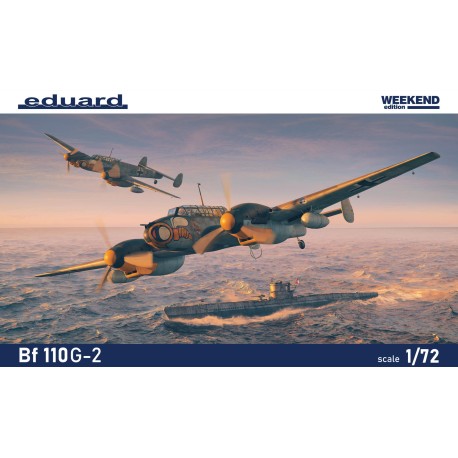 Bf 110G-2. Escala 1:72. Marca Eduard. Ref: 7468.