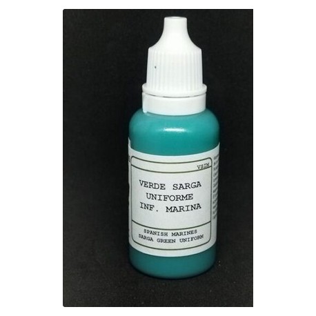 Verde Sarga Infantería de Marina. Bote 17 ml. Marca BMR MODELS. Ref: VSIM.