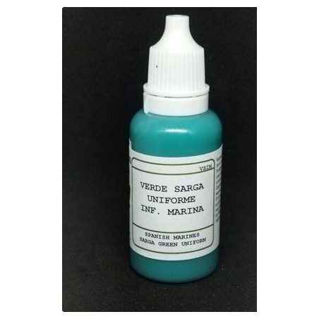 Verde Sarga Infantería de Marina. Bote 17 ml. Marca BMR MODELS. Ref: VSIM.